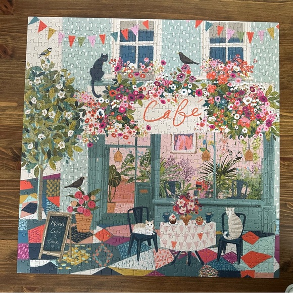 Complete Cat Cafe Puzzle 500 Piece - Picture 4 of 4